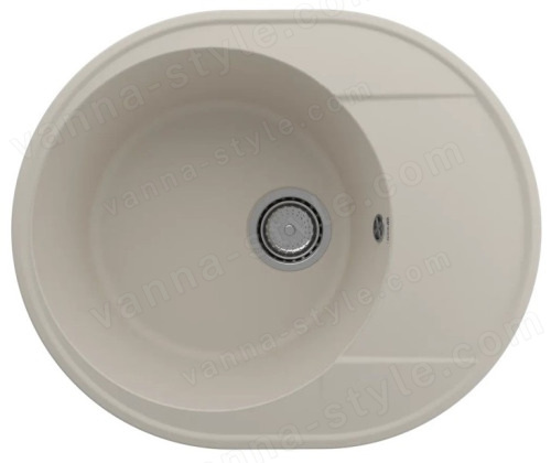 Кухонная мойка Ulgran Quartz nora Nora 585-02 59x49 из кварцевого композита, бежевый