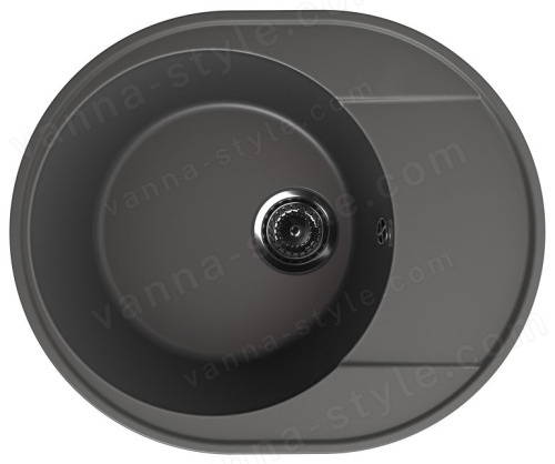 Кухонная мойка Ulgran Quartz nora Nora 585-09 59x49 из кварцевого композита, серый
