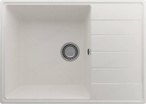 Кухонная мойка Ulgran Quartz prima Prima 700-01 70x50 из кварцевого композита, белый