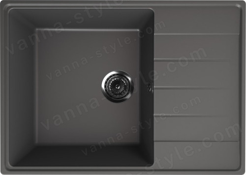 Кухонная мойка Ulgran Quartz prima Prima 700-09 70x50 из кварцевого композита, серый