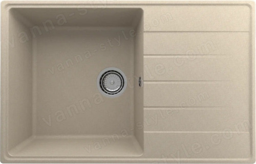 Кухонная мойка Ulgran Quartz prima Prima 780-03 78x50 из кварцевого композита, бежевый