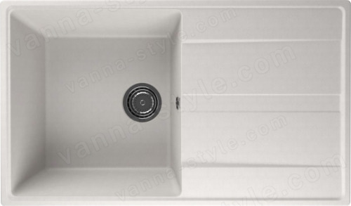 Кухонная мойка Ulgran Quartz prima Prima 850-01 85x50 из кварцевого композита, белый