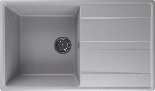 Кухонная мойка Ulgran Quartz prima Prima 850-04 85x50 из кварцевого композита, белый