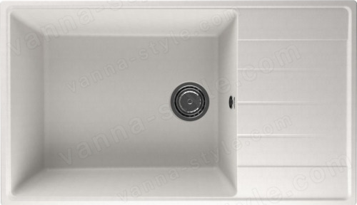 Кухонная мойка Ulgran Quartz prima Prima 860-01 86x50 из кварцевого композита, белый