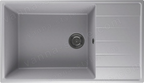 Кухонная мойка Ulgran Quartz prima Prima 860-04 86x50 из кварцевого композита, белый