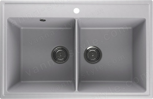 Кухонная мойка Ulgran Quartz ruma Ruma 780-04 78x51 из кварцевого композита, белый