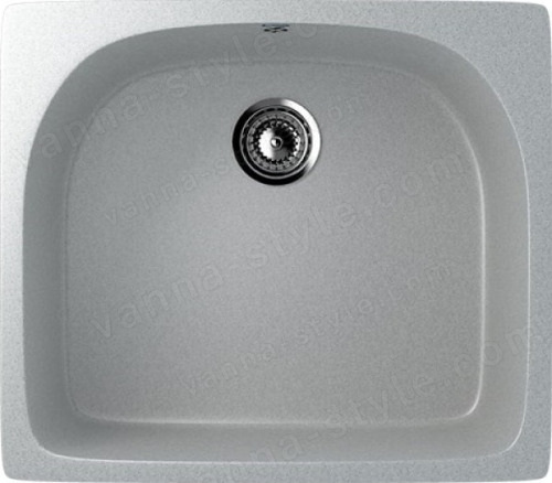 Кухонная мойка Ulgran U-408 U-408-310 59x51 из искусственного камня, серый