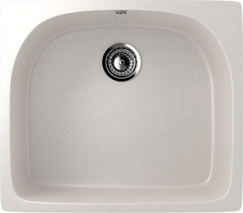 Кухонная мойка Ulgran U-408 U-408-331 59x51 из искусственного камня, белый