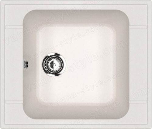 Кухонная мойка Ulgran U-604 U-604-331 59x50 из искусственного камня, белый