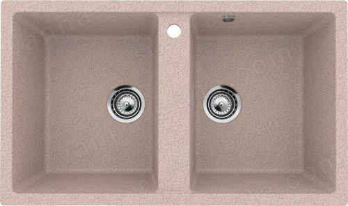 Кухонная мойка Ulgran U-708 U-708-302 86x51 из искусственного камня, песочный