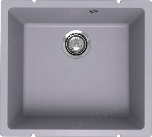 Кухонная мойка Ulgran Underground 450 Under 450-05 50x45 из кварцевого композита, серый