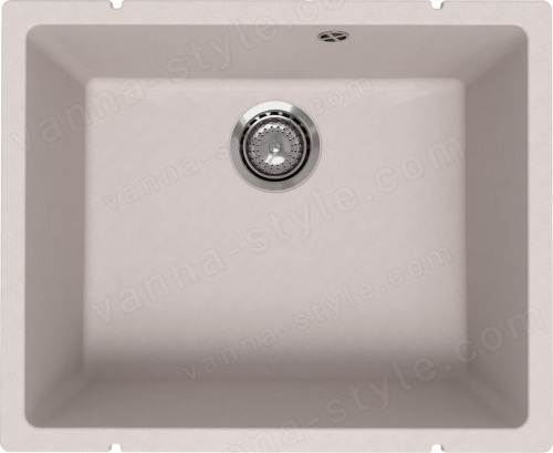 Кухонная мойка Ulgran Underground 500 Under 500-01 55x45 из кварцевого композита, белый