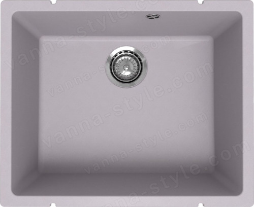 Кухонная мойка Ulgran Underground 500 Under 500-04 55x45 из кварцевого композита, белый