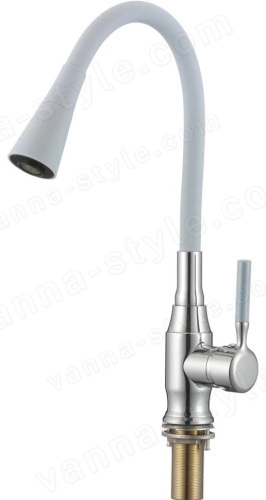 Смеситель для кухни Savol S-2805AM04 с гибким изливом, хром с гибким изливом, хром