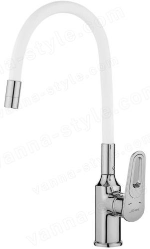 Смеситель для кухни Savol S-600606A с гибким изливом, хром с гибким изливом, хром