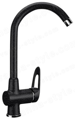Смеситель для кухни Ulgran U-006 U-006-308, черный