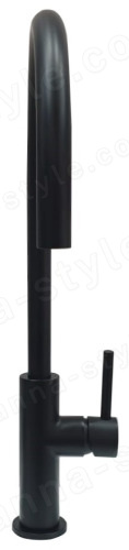Смеситель для кухни Webert Lima LM940302560 с выдвижным изливом, черный