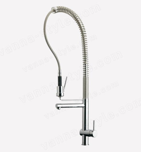 Смеситель для кухни Webert Kitchen springy SN921402015 с подключением фильтра и гибким изливом, х
