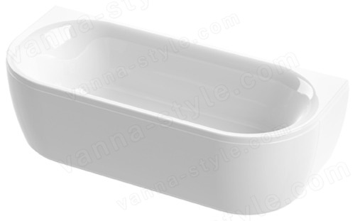 Акриловая ванна Cezares Metauro METAURO-wall-180-80-40-W37 180x80, белая