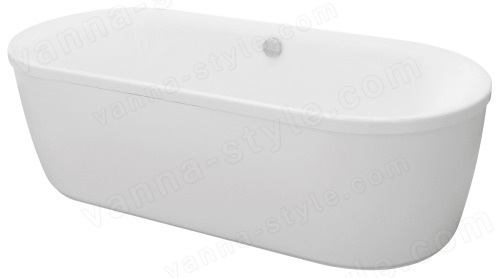 Акриловая ванна Cezares Metauro METAURO-Central-180-80-40-W-MATT 180x80, белая матовая