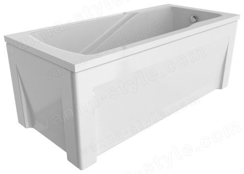 Акриловая ванна Timo Hella HELLA1575-KT15-SPV1505-FP15H-TP75H 150x75, белая