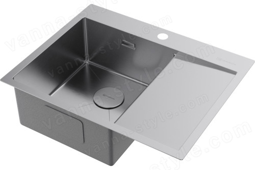 Кухонная мойка Omoikiri Akisame 65-IN-L 4973058 65x51 стальная, сталь