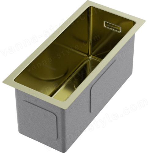 Кухонная мойка Omoikiri Taki 20-U/IF-LG 4973091 20x44 стальная, светлое золото