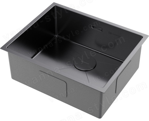 Кухонная мойка Omoikiri Taki 54-U/IF-GM 4973107 54x44 стальная, вороненая сталь