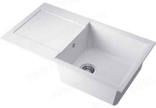 Кухонная мойка Omoikiri Sakaime 78-WH 4993127 78x43.5 из искусственного гранита, белый