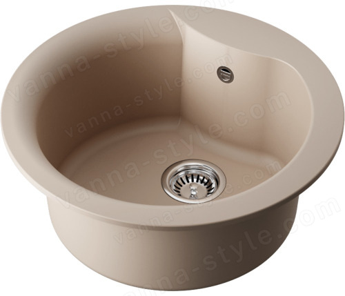 Кухонная мойка Omoikiri Yasugata 48R-SA 4993132 48.5x48.5 из искусственного гранита, бежевый