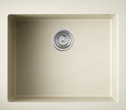 Кухонная мойка Omoikiri Bosen 57-BE 4993146 57x50 из искусственного гранита, ваниль