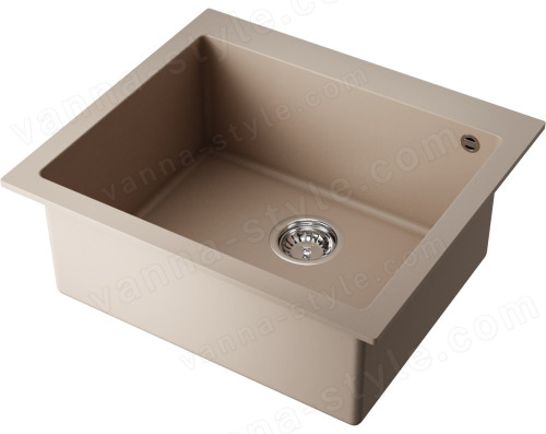 Кухонная мойка Omoikiri Bosen 57-SA 4993147 57x50 из искусственного гранита, бежевый