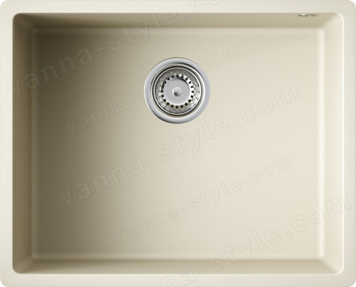 Кухонная мойка Omoikiri Bosen 54-U-BE 4993162 54x44 из искусственного гранита, ваниль
