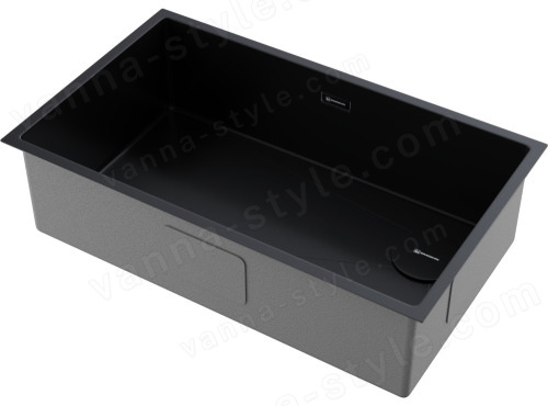 Кухонная мойка Omoikiri Taki 74-U/IF-GB SIDE 4993172 74x44 стальная, графит