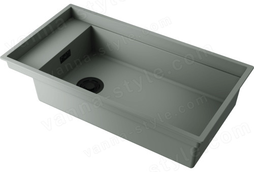 Кухонная мойка Omoikiri Kinaru 86-U/I WG 4993202 86x46 из искусственного камня, wind green