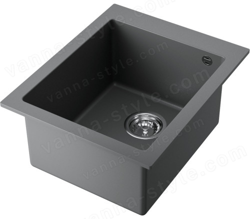 Кухонная мойка Omoikiri Bosen 41-PL 4993218 41x50 из искусственного гранита, платина