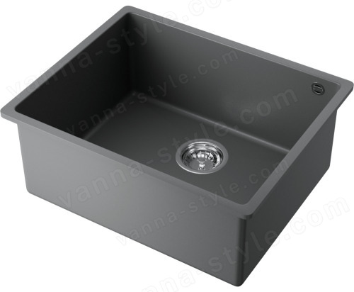 Кухонная мойка Omoikiri Bosen 54-U-PL 4993233 54x44 из искусственного гранита, платина
