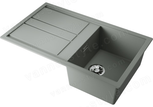 Кухонная мойка Omoikiri Kitagawa 86-WG 4993250 86x51 из искусственного камня, wind green