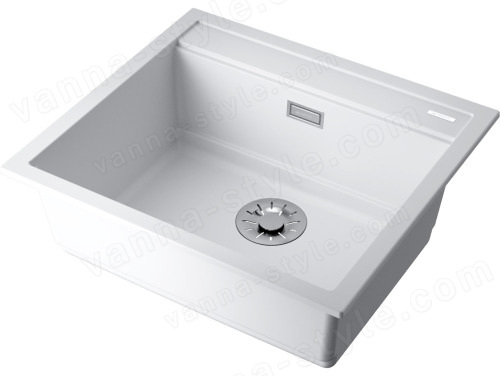 Кухонная мойка Omoikiri Kitagawa 57-WH 4993303 57x51 из искусственного камня, белый