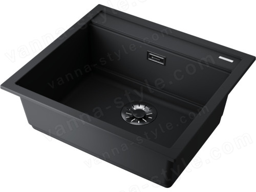 Кухонная мойка Omoikiri Kitagawa 57-GB 4993315 57x51 из искусственного камня, графит