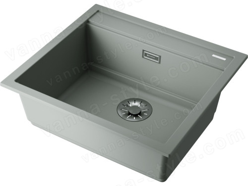 Кухонная мойка Omoikiri Kitagawa 57-WG 4993319 57x51 из искусственного камня, wind green