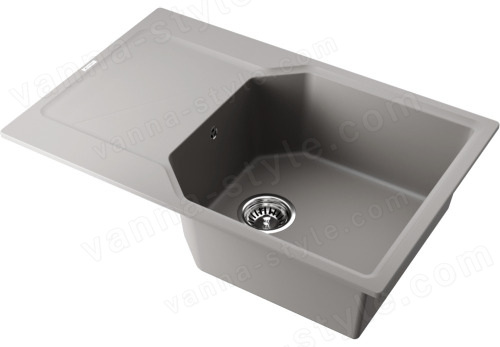 Кухонная мойка Omoikiri Yonaka 78-LB-GR 4993339 78x51 из искусственного гранита, leningrad gre
