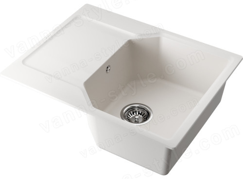 Кухонная мойка Omoikiri Yonaka 65-PA 4993344 65x51 из искусственного гранита, пастила
