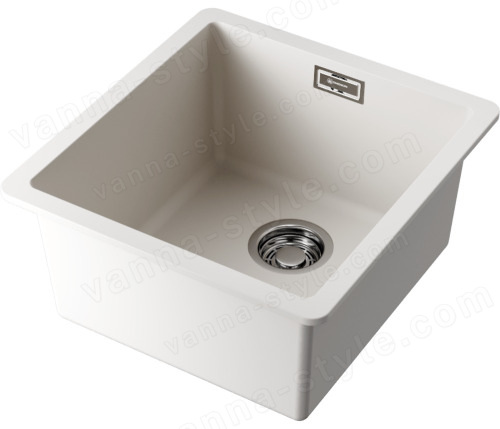 Кухонная мойка Omoikiri Kata 40-U-PA 4993393 40x42 из искусственного гранита, пастила
