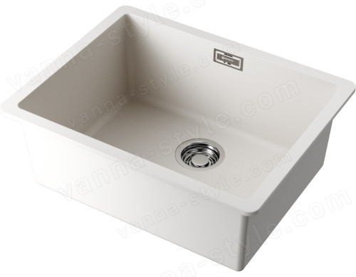 Кухонная мойка Omoikiri Kata 54-U-PA 4993407 54x42 из искусственного гранита, пастила