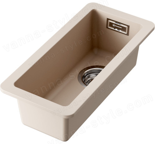 Кухонная мойка Omoikiri Kata 20-U-SA 4993419 20x42 из искусственного гранита, бежевый