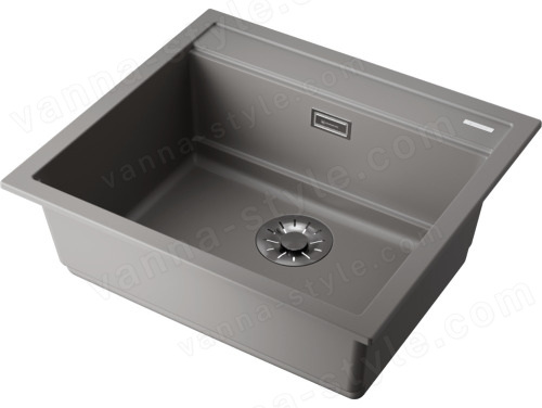 Кухонная мойка Omoikiri Kitagawa 57-GR 4993450 57x51 из искусственного камня, leningrad grey
