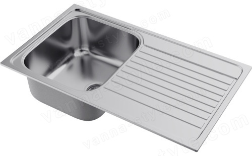 Кухонная мойка Omoikiri Kashiogawa 86-IN 4993453 86x50 стальная, сталь