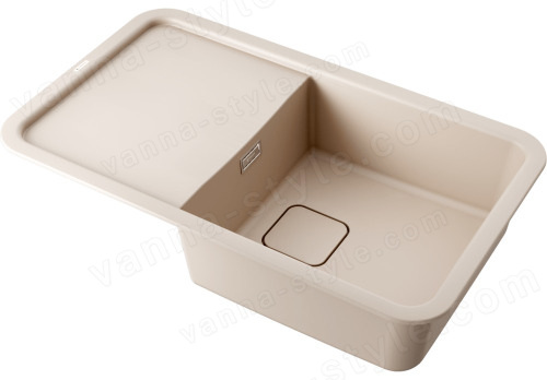 Кухонная мойка Omoikiri Tasogare 86-SA 4993470 86x51 из искусственного гранита, бежевый