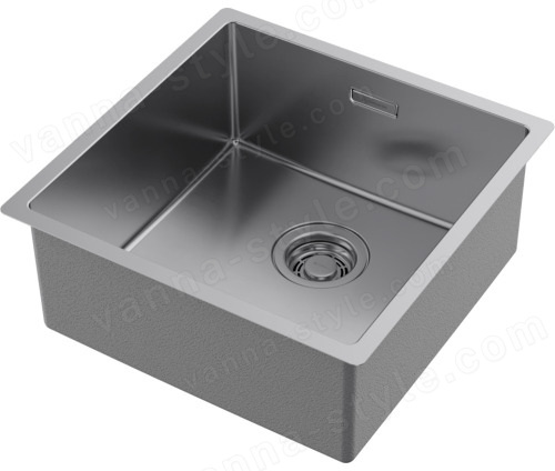 Кухонная мойка Omoikiri Tadzava 44-U/I Quadro IN 4993509 44x44 стальная, сталь
